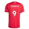 Camiseta de fútbol Liverpool Darwin 9 Primera Equipación 2025-26 - Hombre